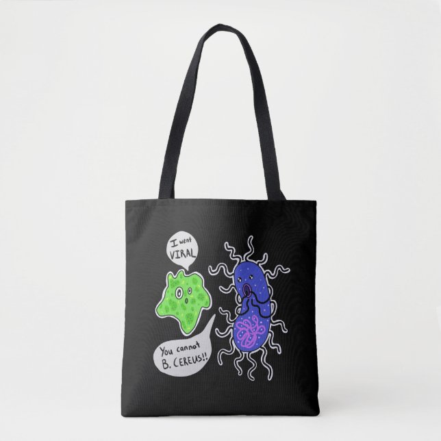 Viral Microbes Tygkasse (Framsida)