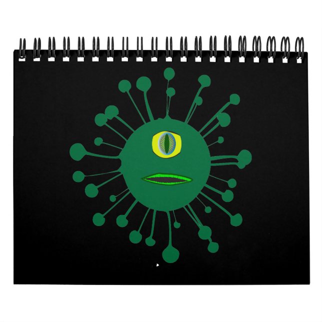 Viral One Eyed Monster Kryp Kalender (Omslag)
