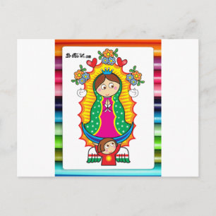 VIRGEN DE GUADALUPE CARICATURA 01 ANPASSADE PRO VYKORT