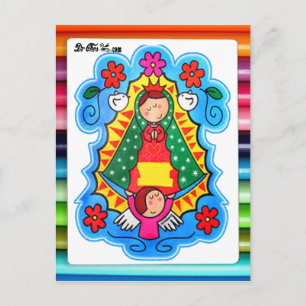 VIRGEN DE GUADALUPE CARICATURA 02 ANPASSADE PRO VYKORT