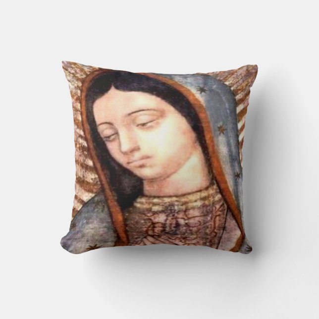 Virgen de Guadalupe cojín almohada Kudde (Framsida)