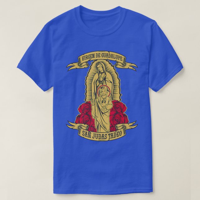 Virgen de Guadalupe con San Judas Tadeo T Shirt (Design framsida)