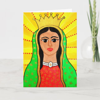 Virgen de Guadalupe Greeting Card Kort