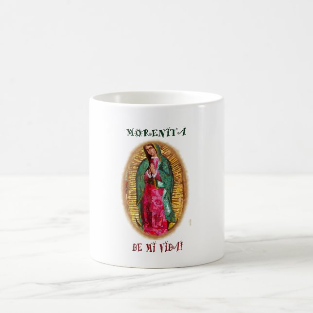 Virgen de Guadalupe Kaffemugg (Center)