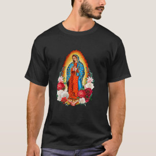 Virgen de Guadalupe Mexikanska Pridet Dam i Guad T Shirt