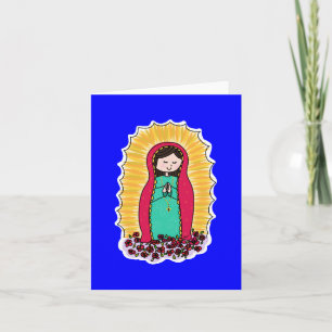 Virgen De Guadalupe Note Card Kort