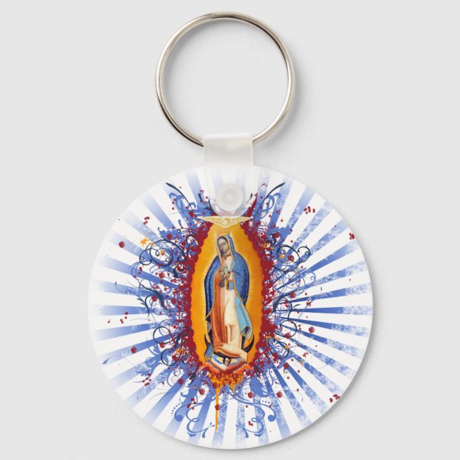 Virgen de Guadalupe Nyckelring (Framsida)