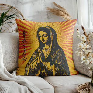 Virgen de Guadalupe Teckning Kudde