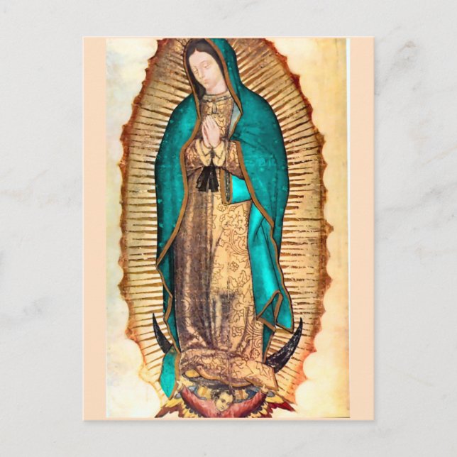 Virgen de Guadalupe Vykort (Framsida)
