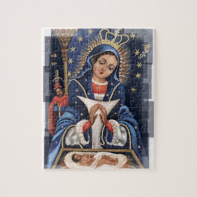 Virgen de la Altagracia Förbrylla Pussel (Vertikal)