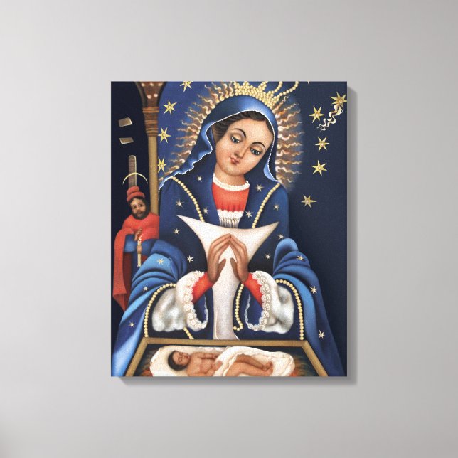 Virgen de la Altagracia Wrapped Canvas (Framsida)