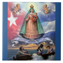 VIRGEN DE LA CARIDAD DEL COBRE, KAKELPLATTA