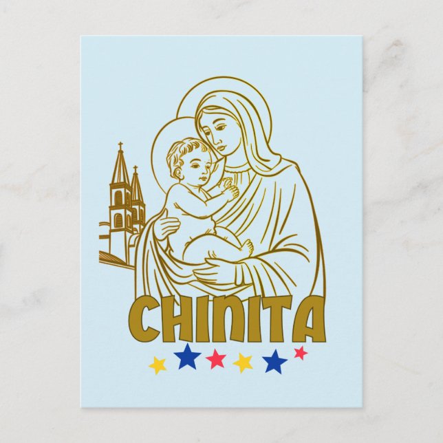 Virgen de la Chinita - Iconic Maracaibo, Venezuela Vykort (Framsida)