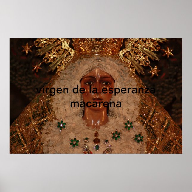 virgen de la esperanza macarena poster (Framsidan)