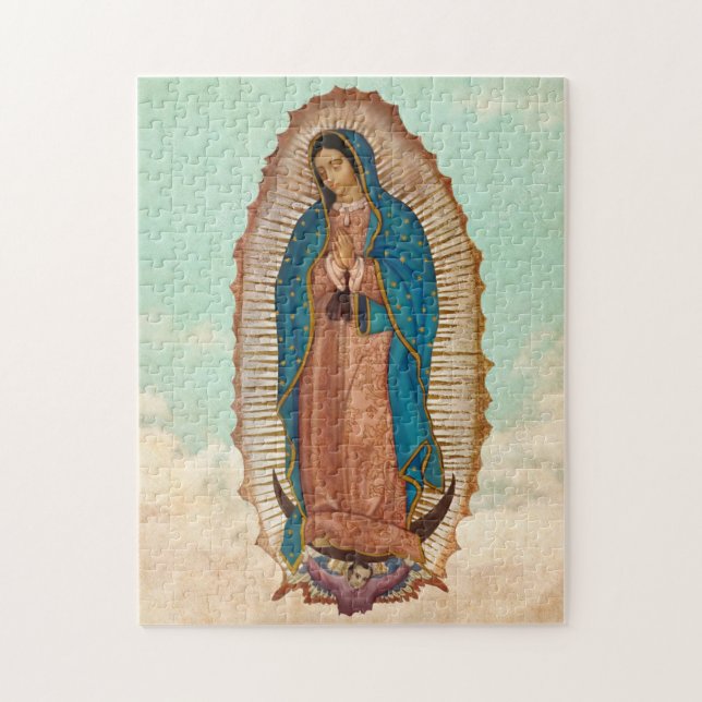 Virgen de la Guadalupe Puzzle Pussel (Vertikal)