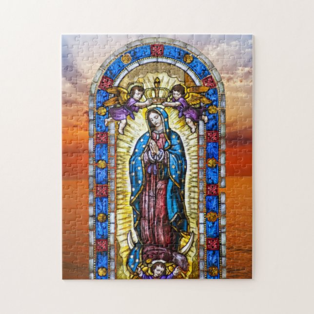 Virgen De La Guadalupe Puzzle Pussel (Vertikal)