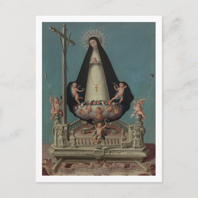 Virgen de la Soledad de la Victoria–José Campeche Vykort (Framsida)