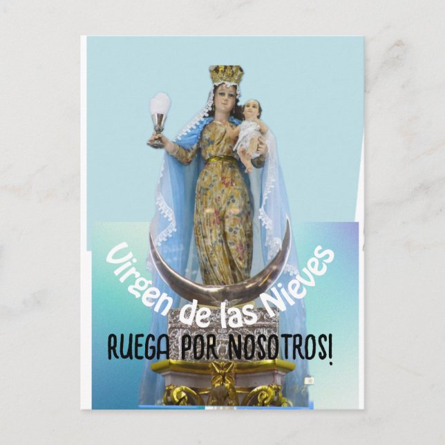 Virgen de las Nieves Vykort (Framsida)
