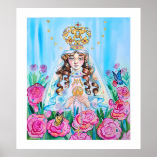 Virgen del Valle, Rocio Milagroso Poster