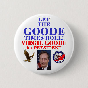 Virgil Goode för president knäppas Knapp