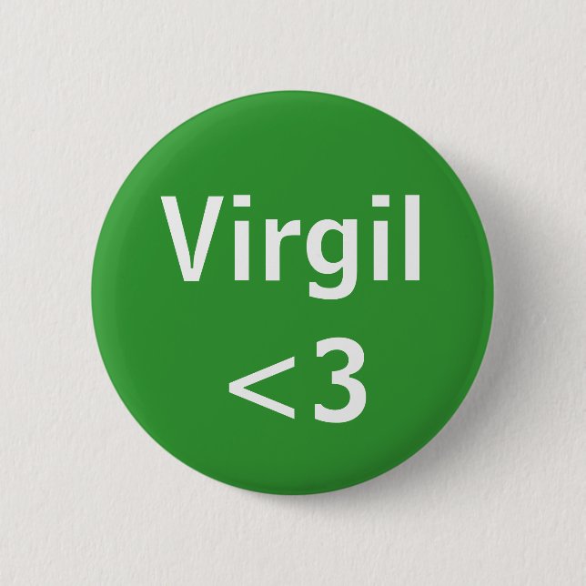 Virgil kärlek knapp (Framsida)