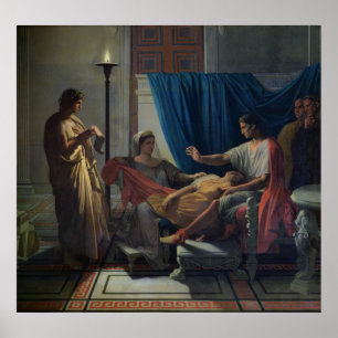 Virgil läsning Aeneiden Poster
