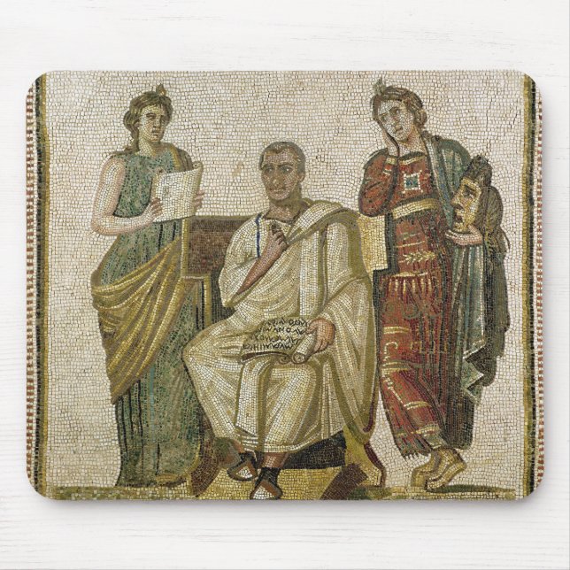 Virgil och musorna, från Sousse Musmatta (Framsidan)