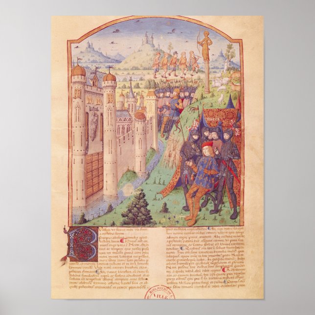 Virgils arbete med kommentarer från Servius Poster (Framsidan)