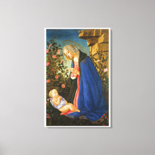 VIRGIN ADORING SLEEPING CHRIST CHILD CANVASTRYCK