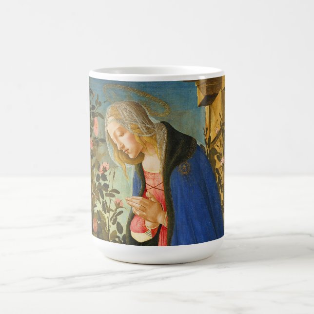 VIRGIN ADORING SLEEPING CHRIST CHILD COFFEE MUGG (Center)