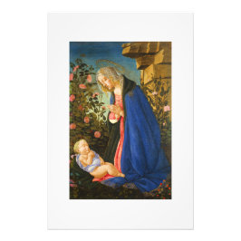 VIRGIN ADORING SLEEPING CHRIST CHILD FOTOTRYCK