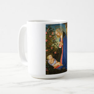 VIRGIN ADORING SLEEPING CHRIST CHILD KAFFEMUGG