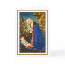 VIRGIN ADORING SLEEPING CHRIST CHILD