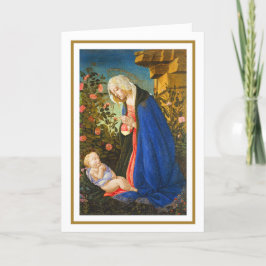 VIRGIN ADORING SLEEPING CHRIST CHILD KORT