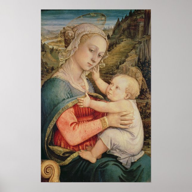 Virgin and Child, 1465 Poster (Framsidan)