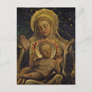 Virgin and Child, 1825 (tempera on Panel) Vykort
