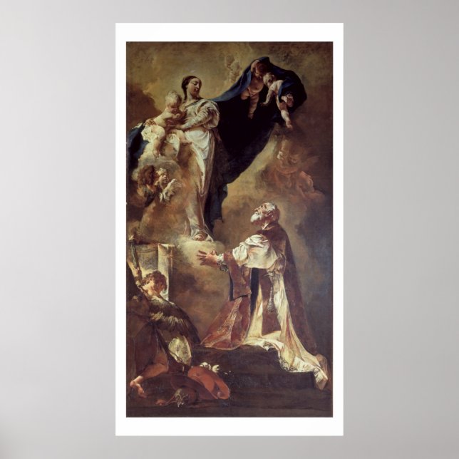 Virgin and Child Appearing to St. Philip Neri, 172 Poster (Framsidan)