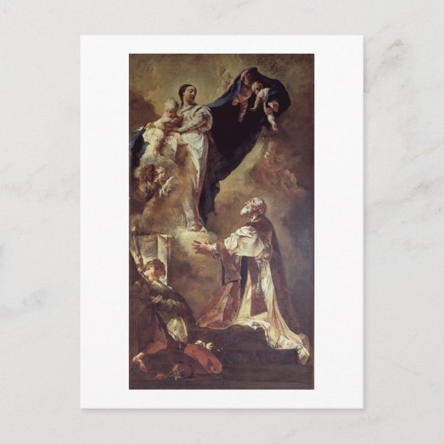 Virgin and Child Appearing to St. Philip Neri, 172 Vykort (Framsida)