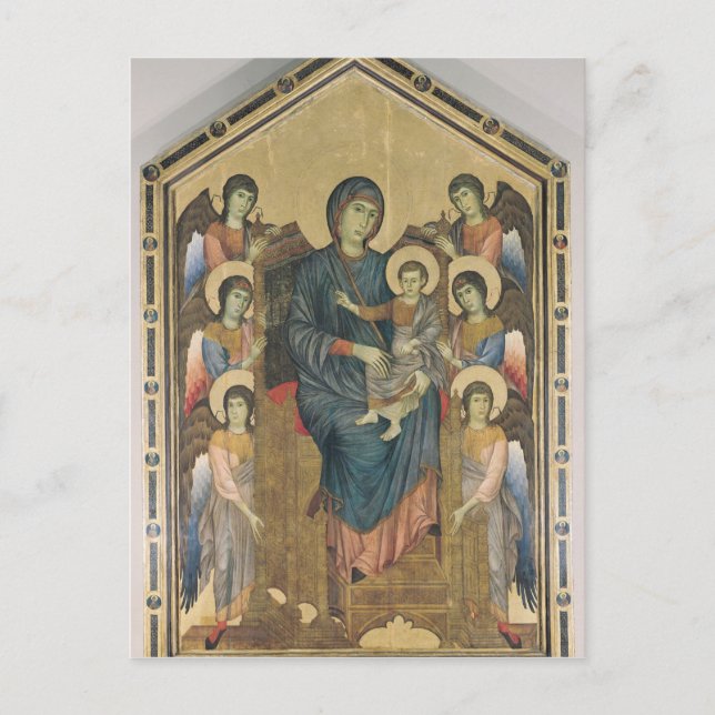 Virgin and Child in Majesty Vykort (Framsida)