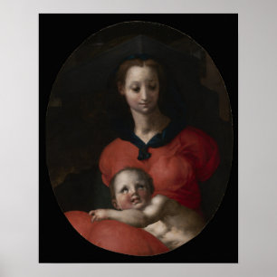 Virgin and Child, känd som Madonna del Libro Poster