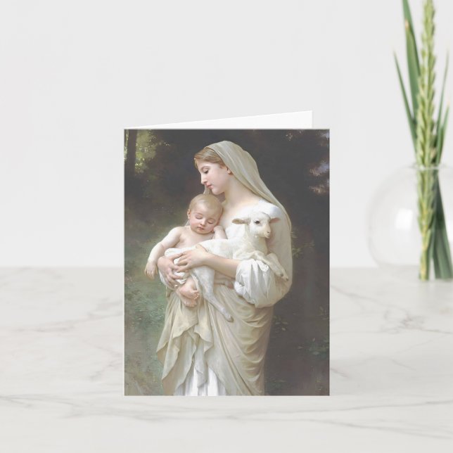 Virgin And Child L'Innocence Card Kort (Framsida)