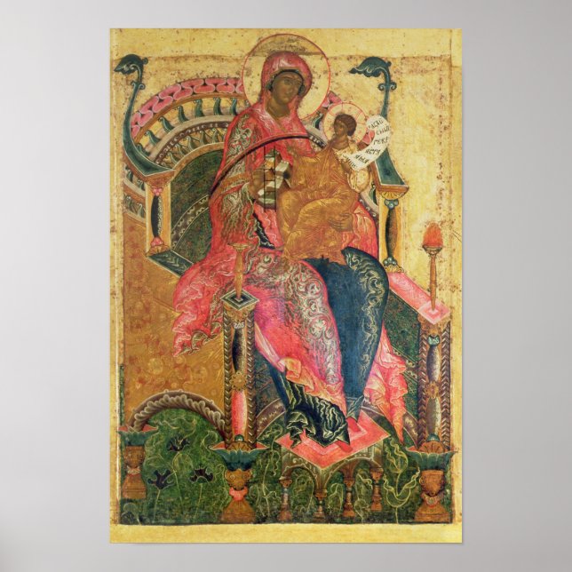 Virgin and Child, Moskva School Poster (Framsidan)