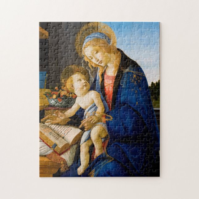 Virgin and Child, Sandro Botticelli Pussel (Vertikal)