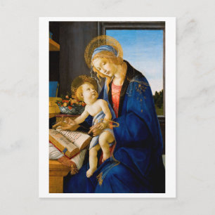 Virgin and Child, Sandro Botticelli Vykort