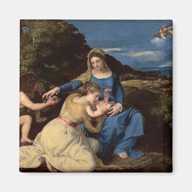 Virgin and Child with Saints, 1532 Magnet (Framsidan)