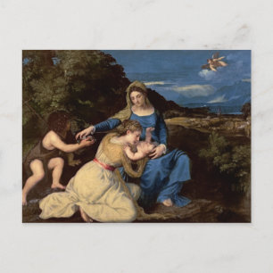 Virgin and Child with Saints, 1532 Vykort