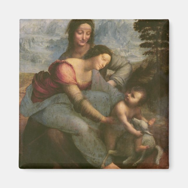 Virgin and Child with St. Anne, c.1510 Magnet (Framsidan)