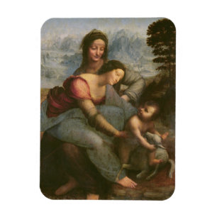 Virgin and Child with St. Anne, c.1510 Magnet