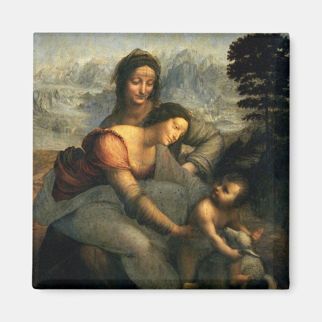 Virgin and Child with St. Anne, c.1510 Magnet (Framsidan)