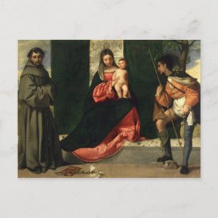 Virgin and Child with St Anthony of Padua Vykort